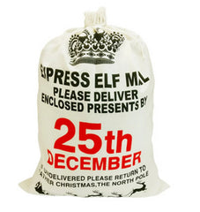 Personalized Xmas Gift Bag 24.8x17.7 in - Drawstring Santa Bag