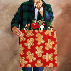 Christmas Harajuku Canvas Shopper Bag Merry Christmas Travel Shoulder Bag