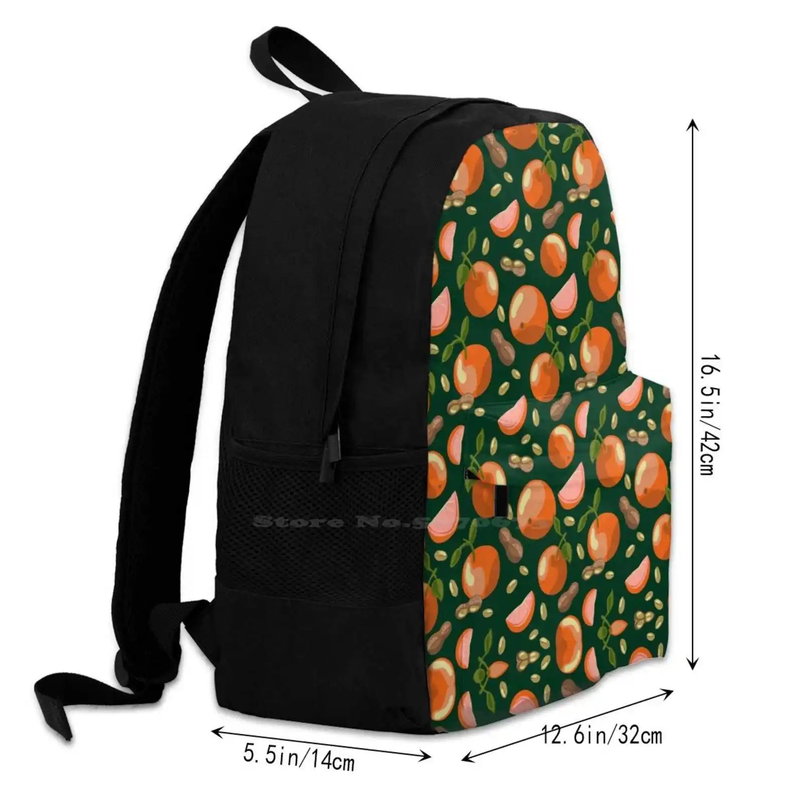 Festive Christmas Mandarines & Laptop Bagpack Bags