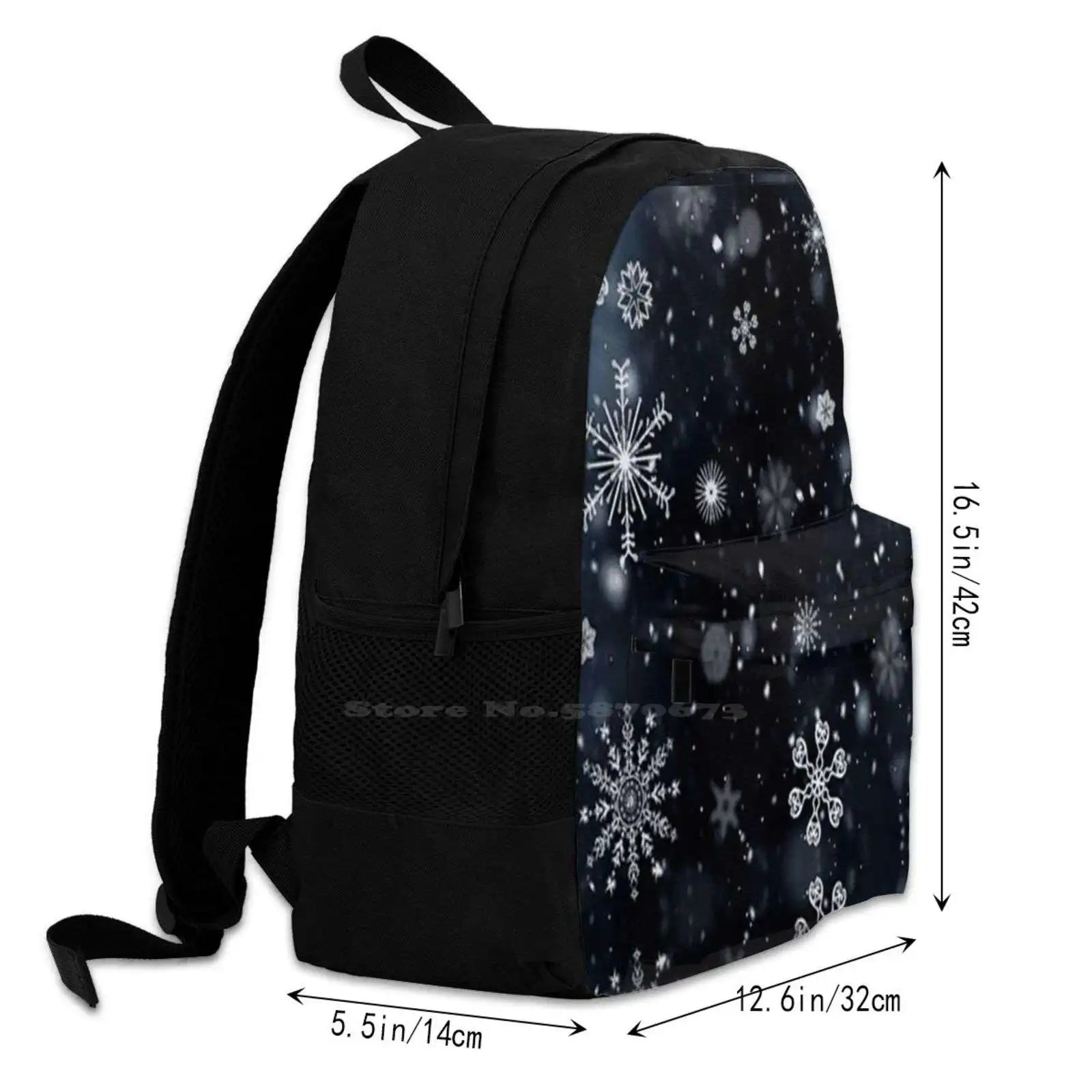 Christmas Large Capacity Backpack Laptop Travel Bags