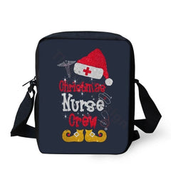 Christmas Nurse Crew Prints Pattern Shoulder Messenger Bag For Girls