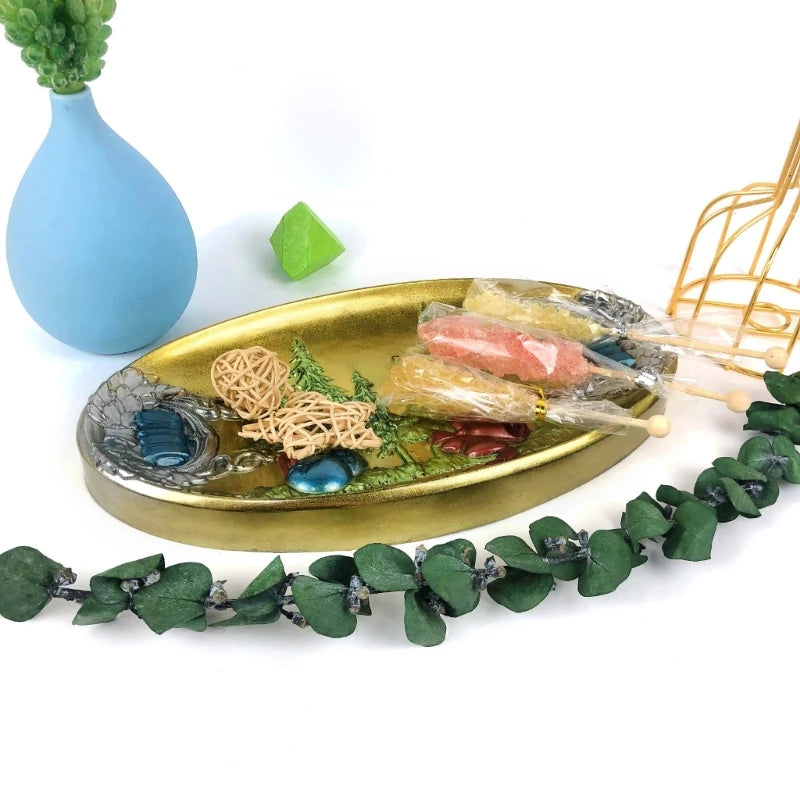 Christmas Resin Tray Molds Bowknot Bell Tree Silicone Mold