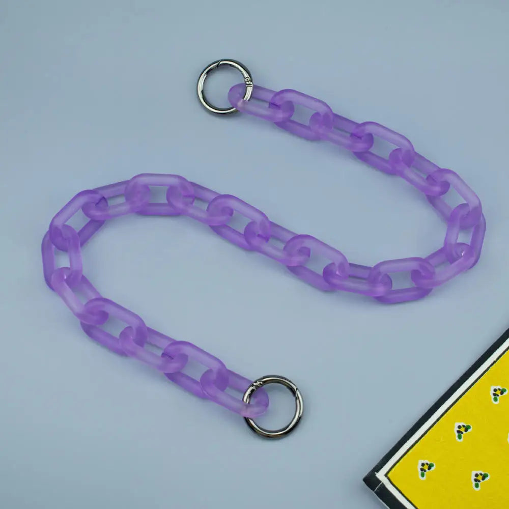 Chunky Acrylic Purse Strap Bag Chain Handle Replacement Handbag