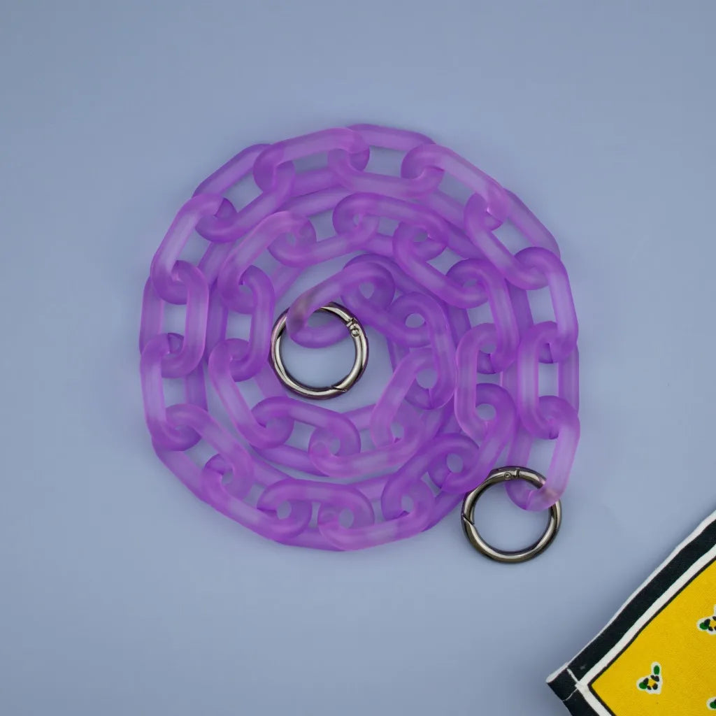 Chunky Acrylic Purse Strap Bag Chain Handle Replacement Handbag