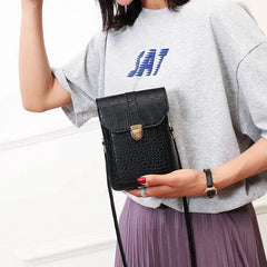Chuwanglin Mini Crocodile Leather Clutch Purses Handbag