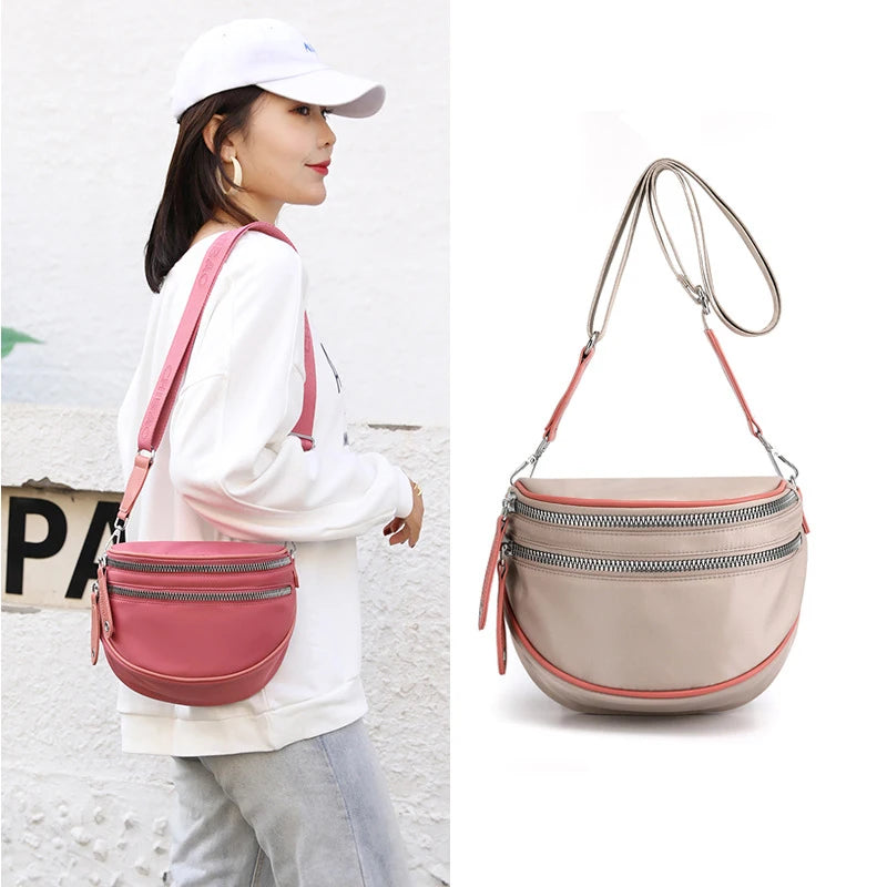 Chuwanglin Women's Nylon Crossbody Bag Waterproof Handbag