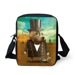 Circus Animal Women Mini Cross-body Bag Casual Messenger Bags
