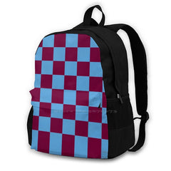AVFC Villains Claret and Checkered Fan Flag Backpack