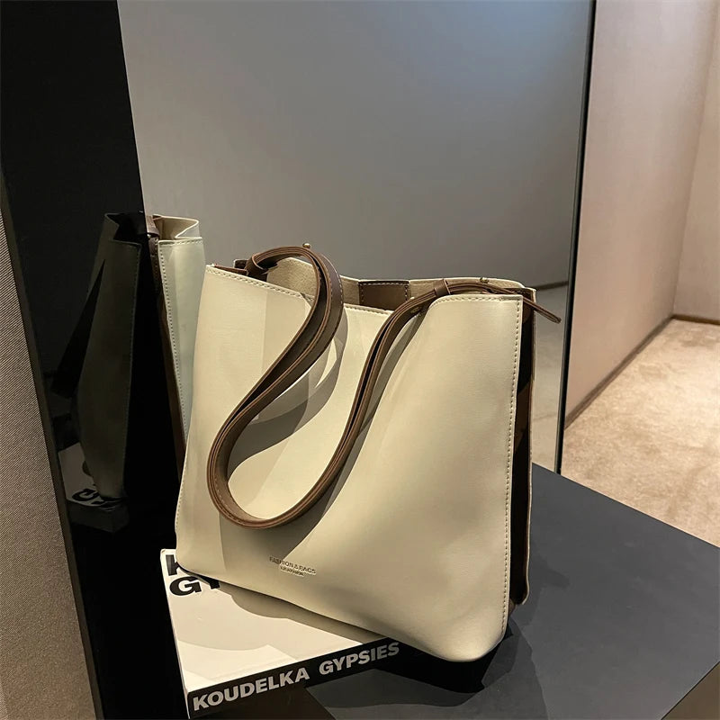 Spring Row PU Large Capacity Women's Handbag