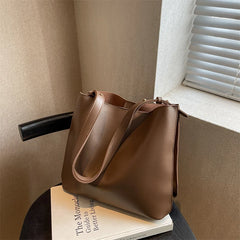 Spring Row PU Large Capacity Women's Handbag