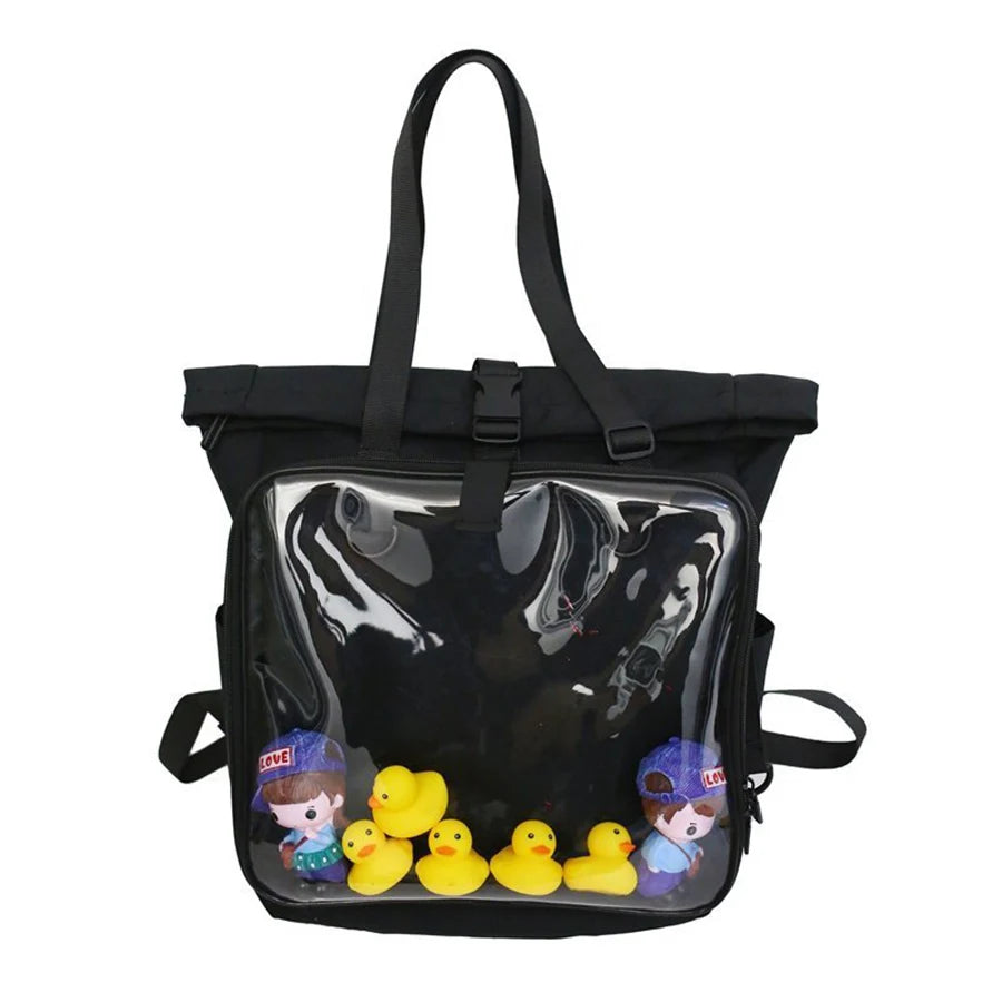 Classic ItaBag Shoulder Backpack Transparent Soft Clear Ita Bag