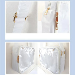 Transparent Pink ItaBag Shoulder Bag Soft Girls Lovely Clear Japanese Style
