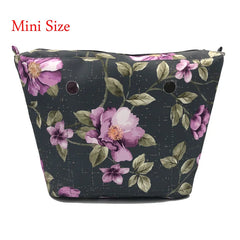 Colorful Floral Border Lining Print Inner Pocket For O bag I
