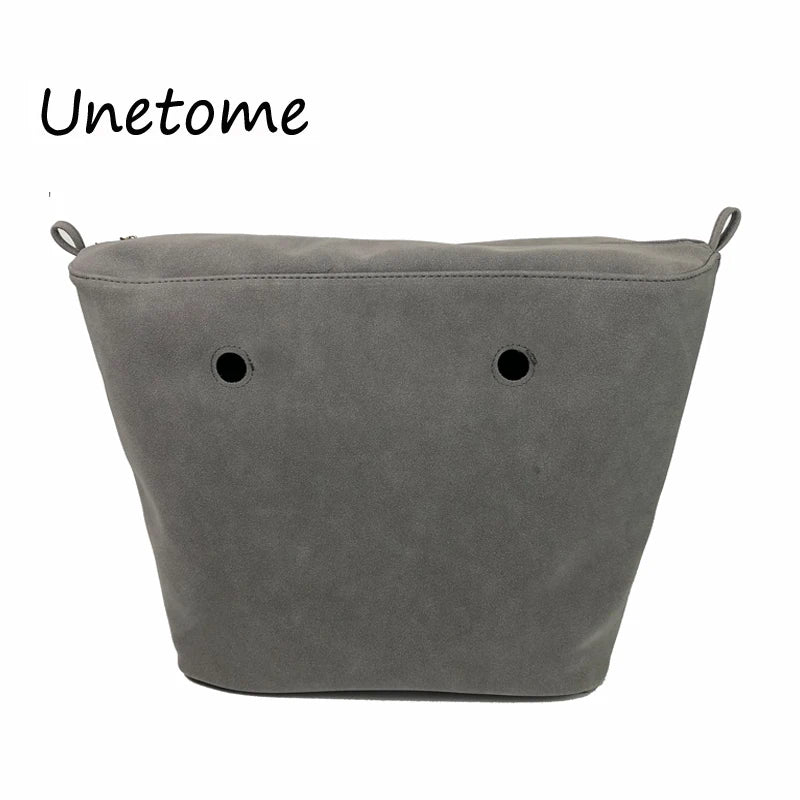 Cashemere PU Inner Lining Zipper Pocket for O Bag Handbag
