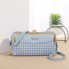 Multi-function Women Buckle Purse Large Capacity Messenger Bag