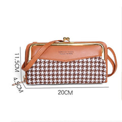 Multi-function Women Buckle Purse Large Capacity Messenger Bag