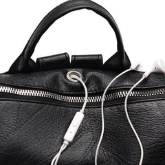 PU Leather Backpack for Women Waterproof Bagpack Anti-theft Travel Rucksack
