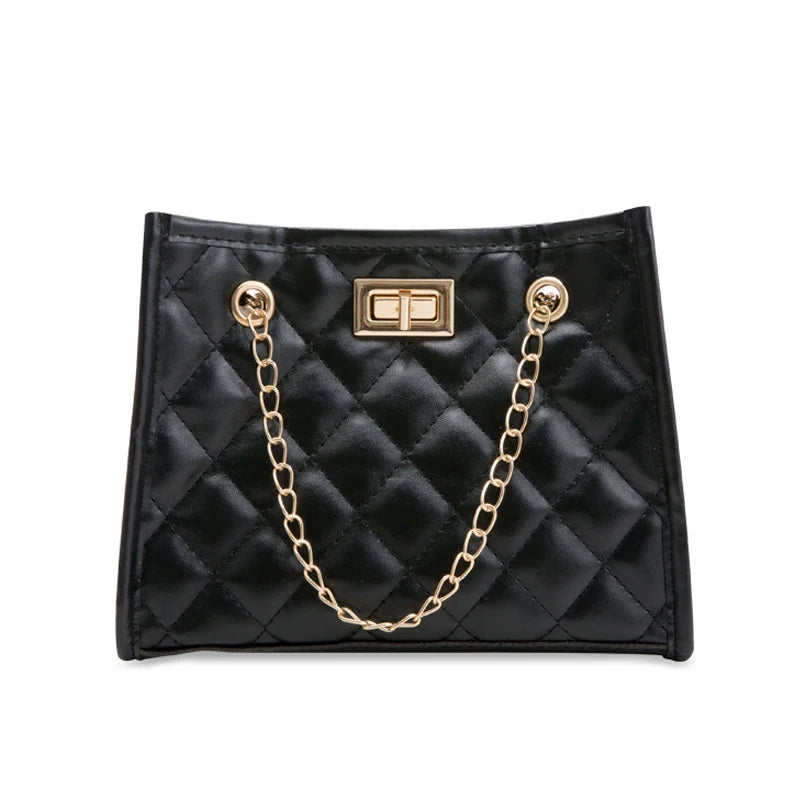 Quilt Chain Shoulder Bag Small Diamond Lattice Handbag Crossbody Purse L