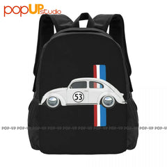 Classic Vintage Car Oldtimer 53 Bug Buggy Beetle Herbie Backpack