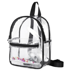 Clear Backpack Multifunction Rucksack Durable Large Capacity Transparent Bag