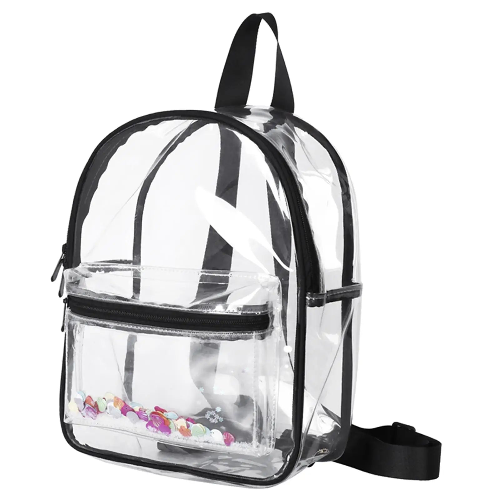 Clear Backpack Multifunction Rucksack Durable Large Capacity Transparent Bag