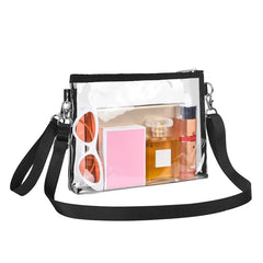 Clear Stadium Approved Bag Clear Crossbody Shoulder Bag for Concert Beach Work