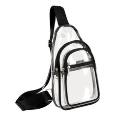 Clear Shoulder Bag Large Capacity Mini PVC Chest Daypack