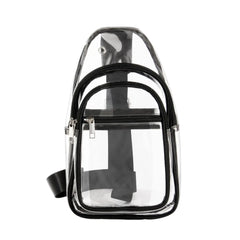Clear Shoulder Bag Large Capacity Mini PVC Chest Daypack