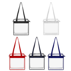 Clear Square Shoulder Bag Large Capacity Crossbody Bag Waterproof Beach Bag FS99