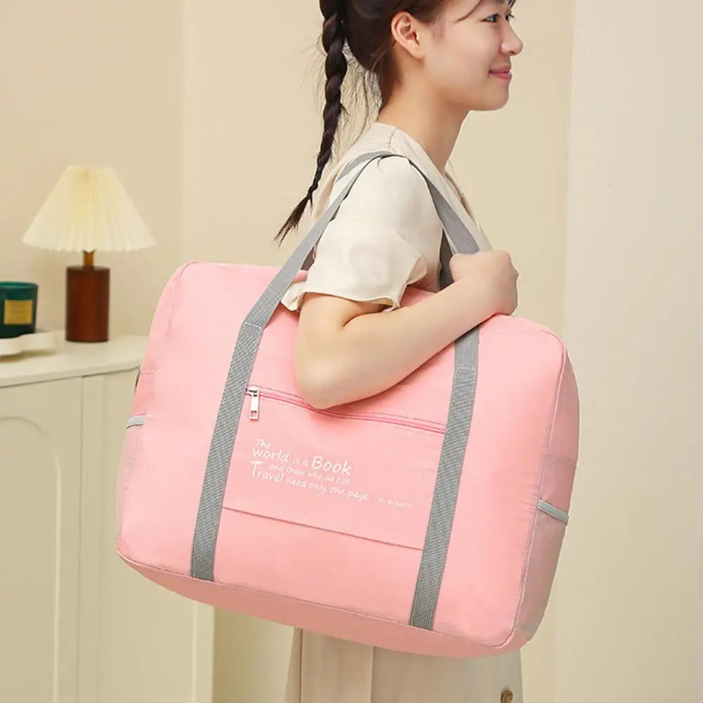 Foldable Clothes Storage Bag Organizer Reinforced Handle