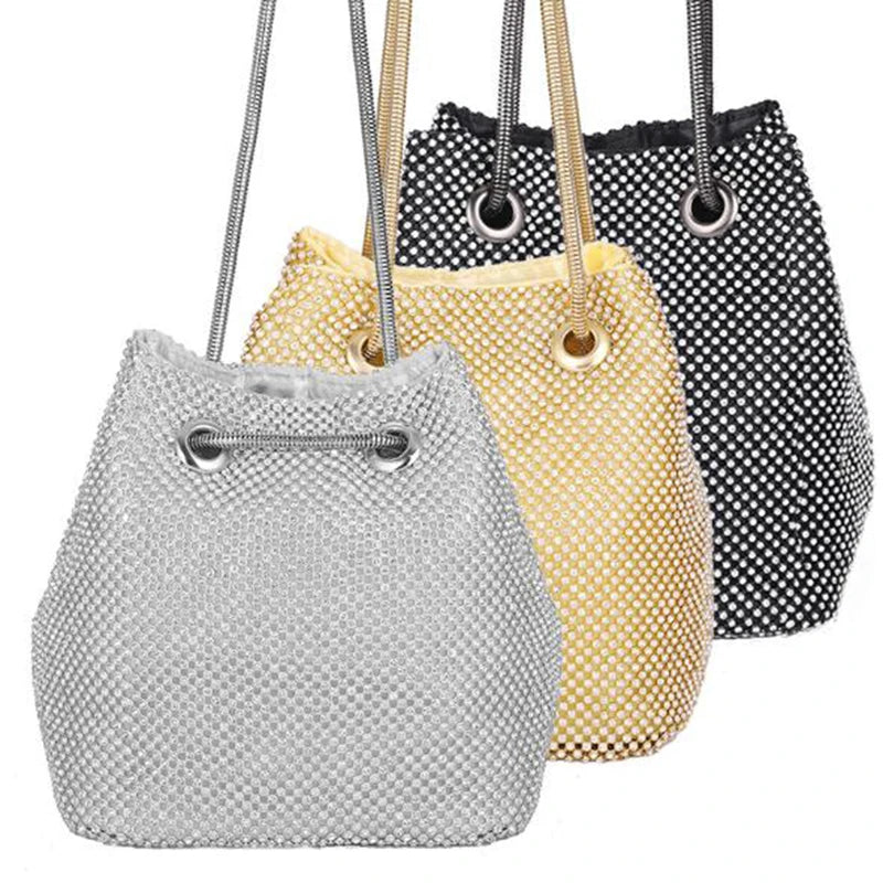 Clutch Evening Bag Diamond Shoulder Handbags Wedding Party Pouch