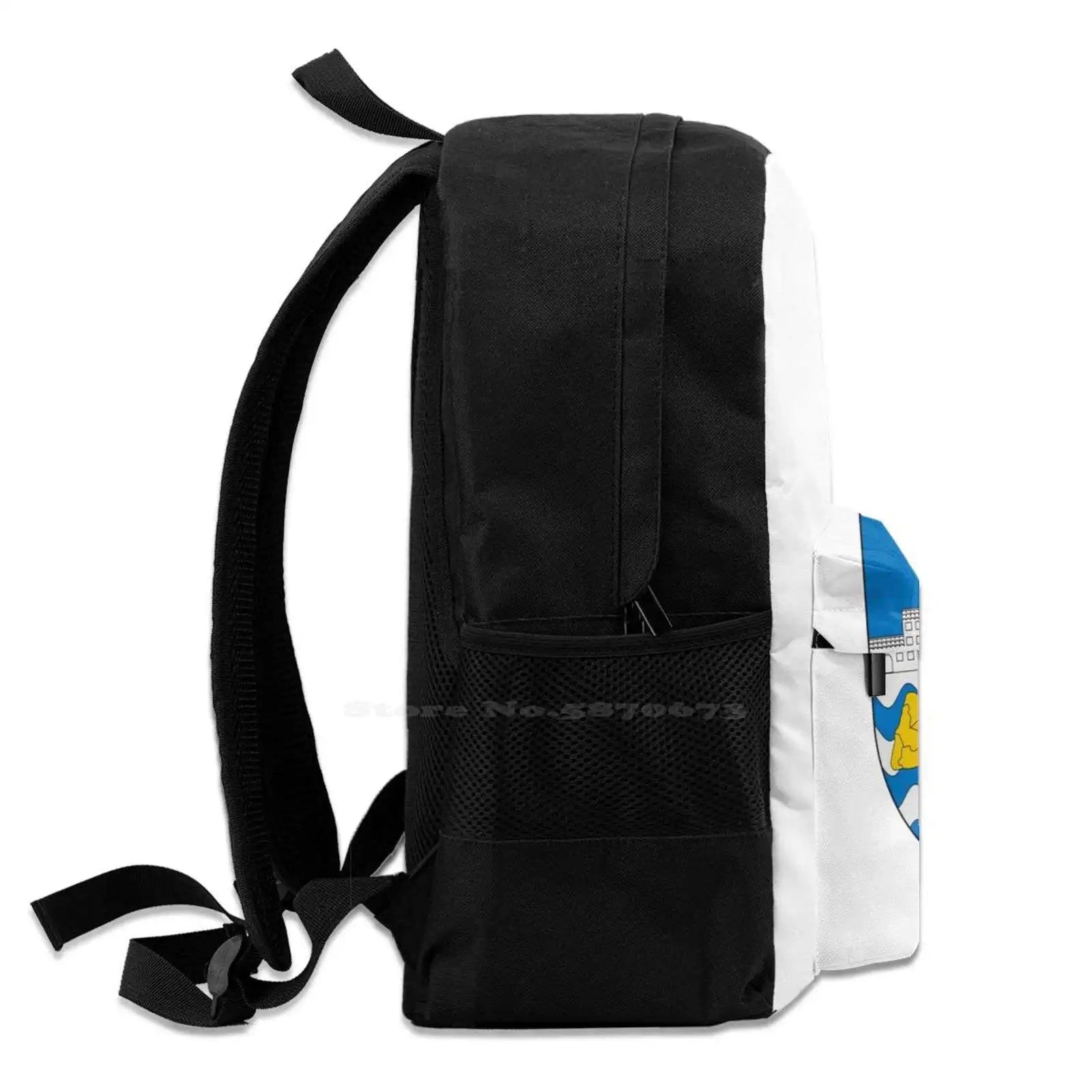 Teguise Canary Islands Bag Backpack Coat Of Arms