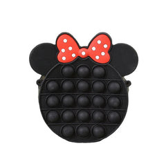 Mini Silicone Coin Purse Kids Key Bag Bubble Crossbody Bag Gift