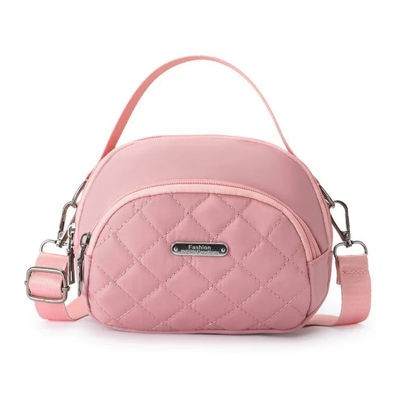 Embroidery Mini Bag for Women, Portable Coin Shoulder Bag