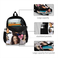David Dobrik Collage Backpack Laptop Bag