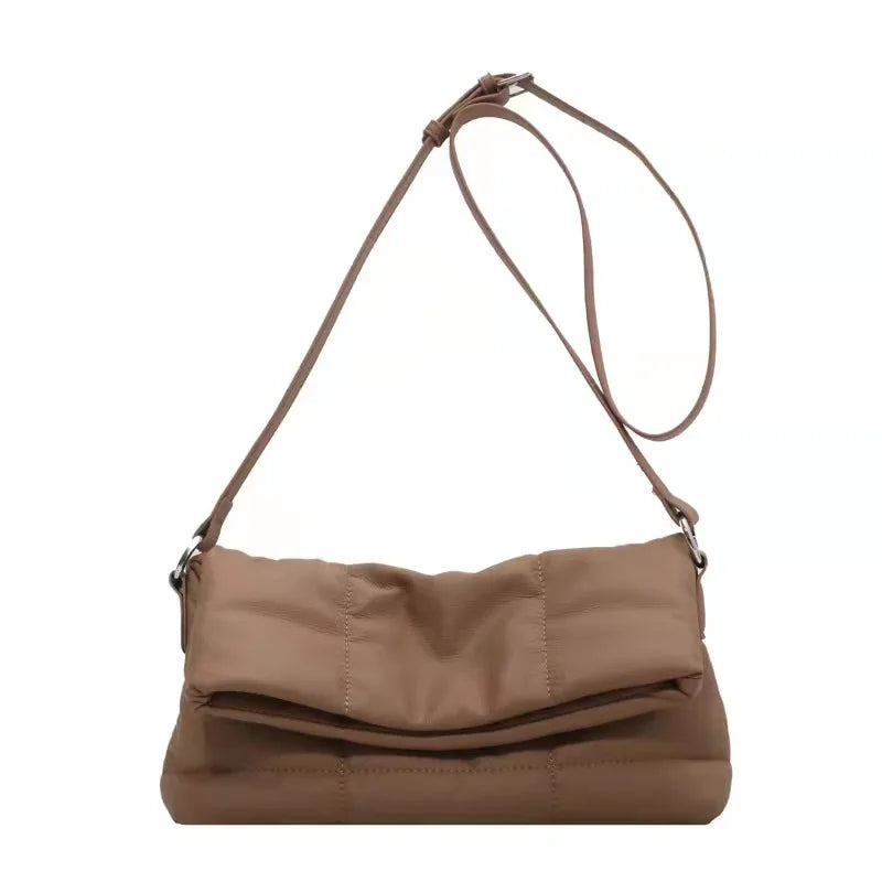 Padded Shoulder Bag Quilted Handbag for Women