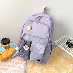 Waterproof College Ladies Backpack Student School Bag Laptop