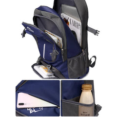 Waterproof College Student Backpack Men Large-capacity Hiking Back Pack
