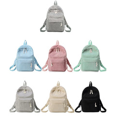 Stylish Corduroy School Backpack for Teens