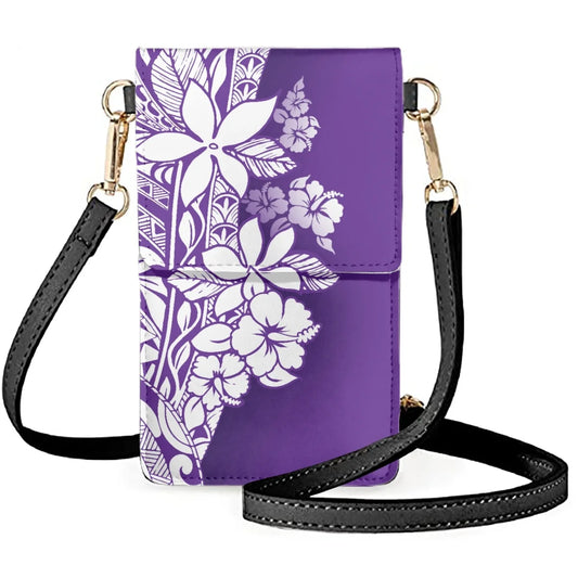 Coloranimal Polynesia Leather Texture Mobile Phone Bag