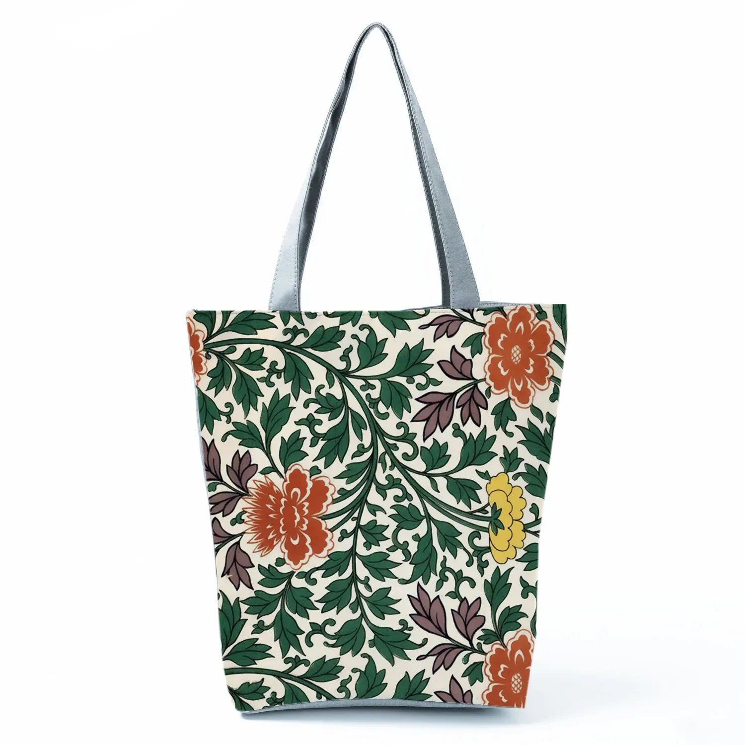 Floral Pattern Print Handbags Casual Women Shopping Tote Bags