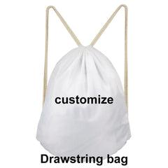 Flower Print Drawstring Backpack Casual Daypack Mochila