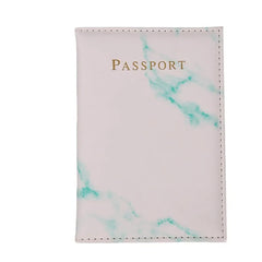 Colorful Marble Style Passport Cover Waterproof Passport Holder Travel