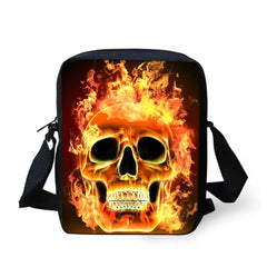 Colorful Skeleton Style Pattern Teenager Kids Messenger Bag