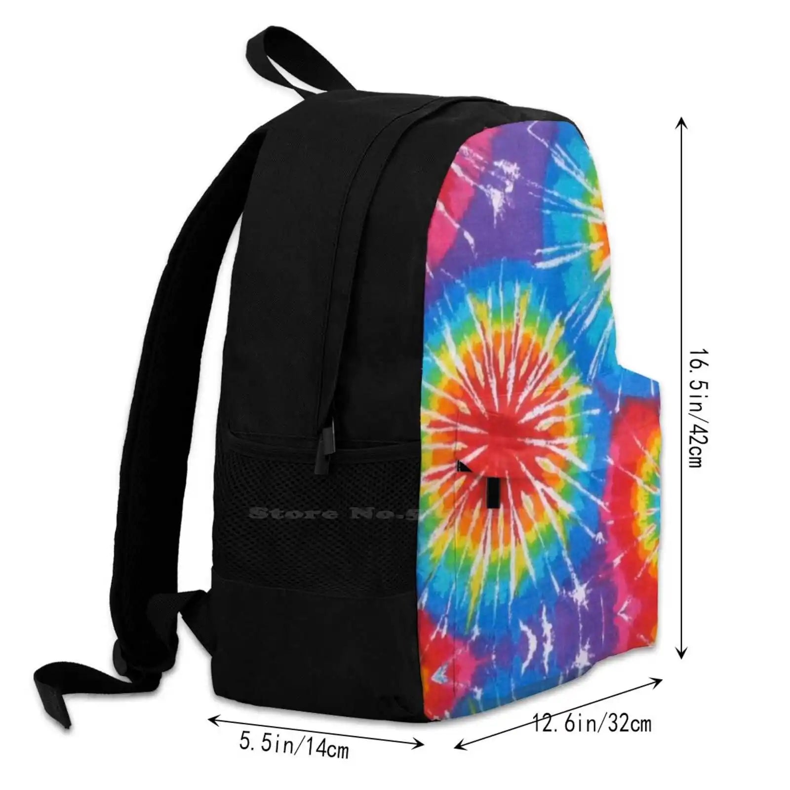 Colorful Tie Dye Backpacks for Men and Women