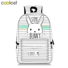 Colorful Unicorn Students Backpack Cartoon Panda Children School Bags Backpack