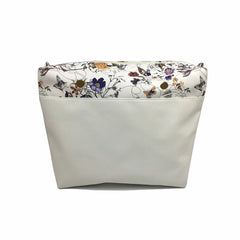 Colorful Flower Zipper Pocket Insert for Big Size O&O Bag