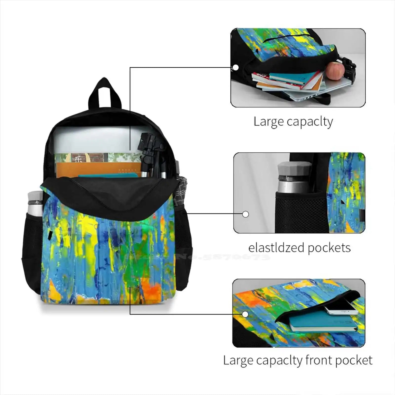 Artistic Backpack for Men and Women