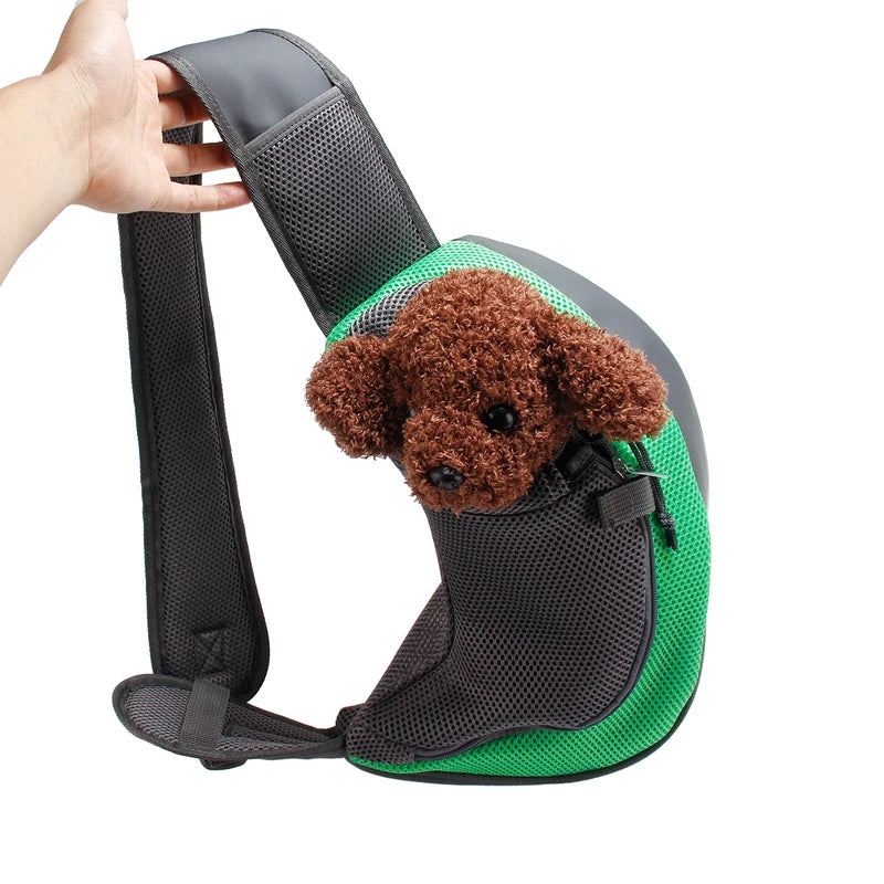 Comfort Pet Dog Carrier Lightweight Travel Handbag Mesh Oxford Single Shoulder