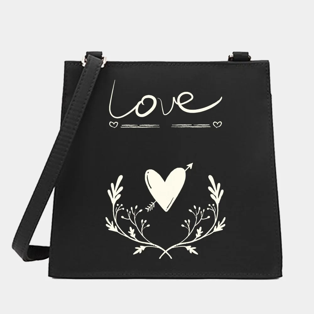 Women's Crossbody Shoulder Bag Small Square Tote